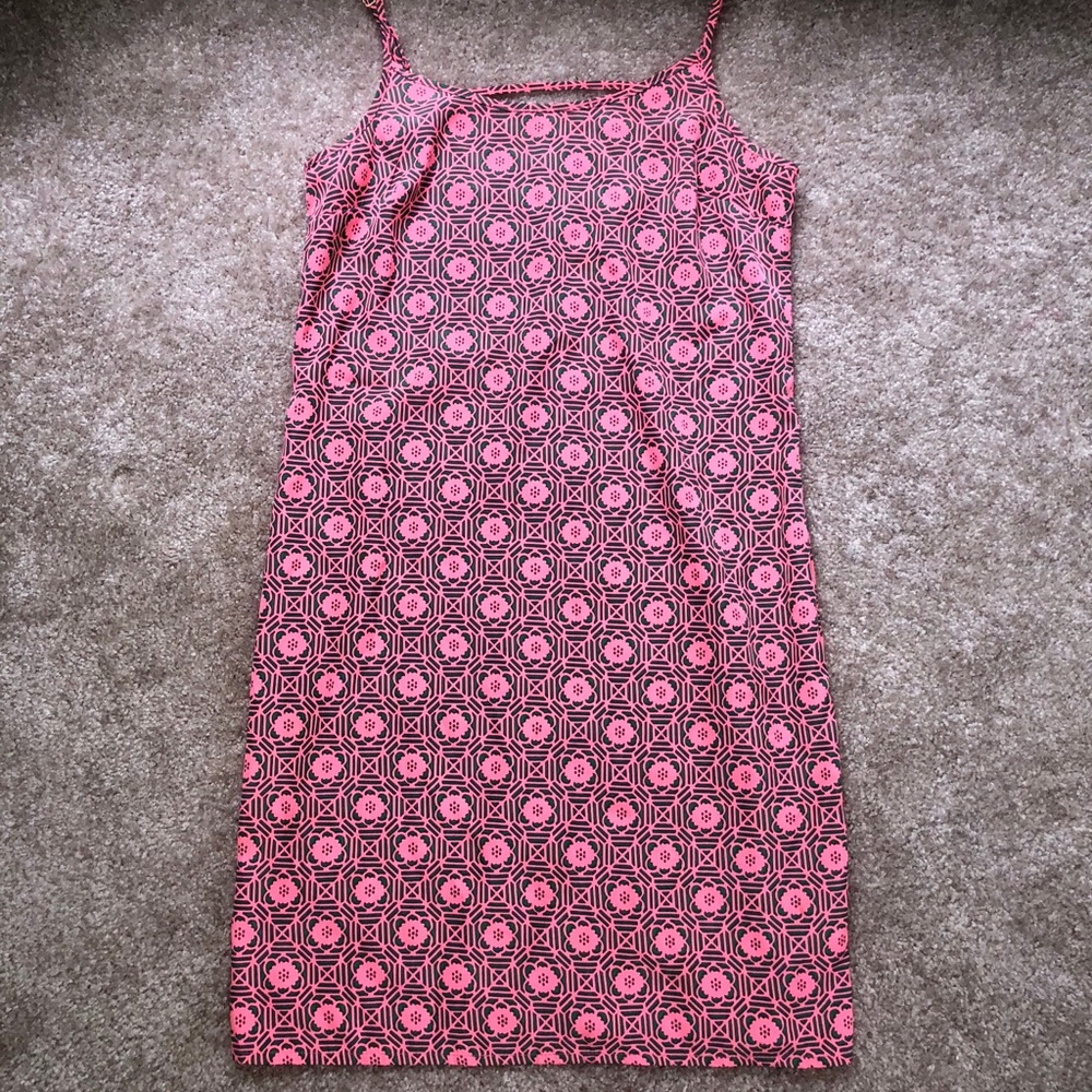 One Clothing Pink Midi Shift Dress